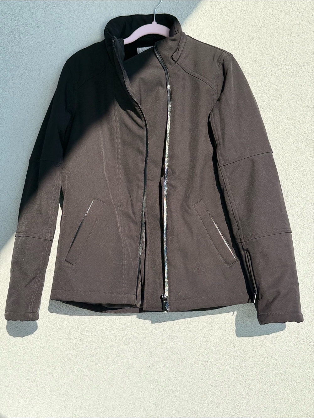 Women’s Black Softshell Ski Jacket | Insulated Winter Coat